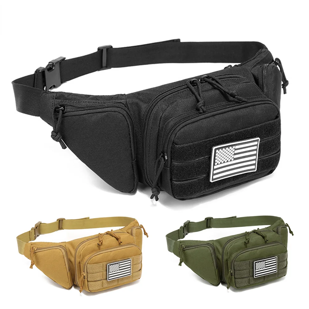 

Тактическая поясная сумка для скрытого пистолета, военная сумка-кобура для пистолета, забавная Сумка-слинг на плечо для отдыха на природе, о...