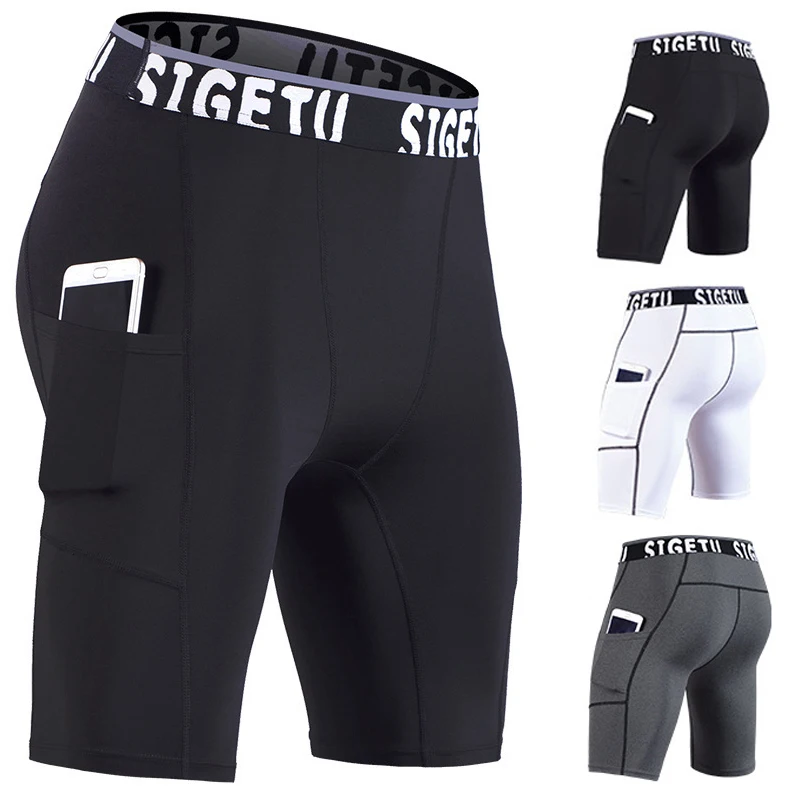 

Спортивные мужские шорты для фитнеса, быстросохнущие мужские шорты для футбола, шорты для бега и фитнеса, мужские обтягивающие короткие брюки, мужские шорты для бега