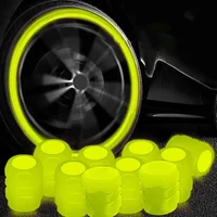 Luminous Tire Valve Cap Car Wheel Hub Glowing Dust-proof Decorative Tyre Rim Stem Covers Applicable Motorcycle Bike