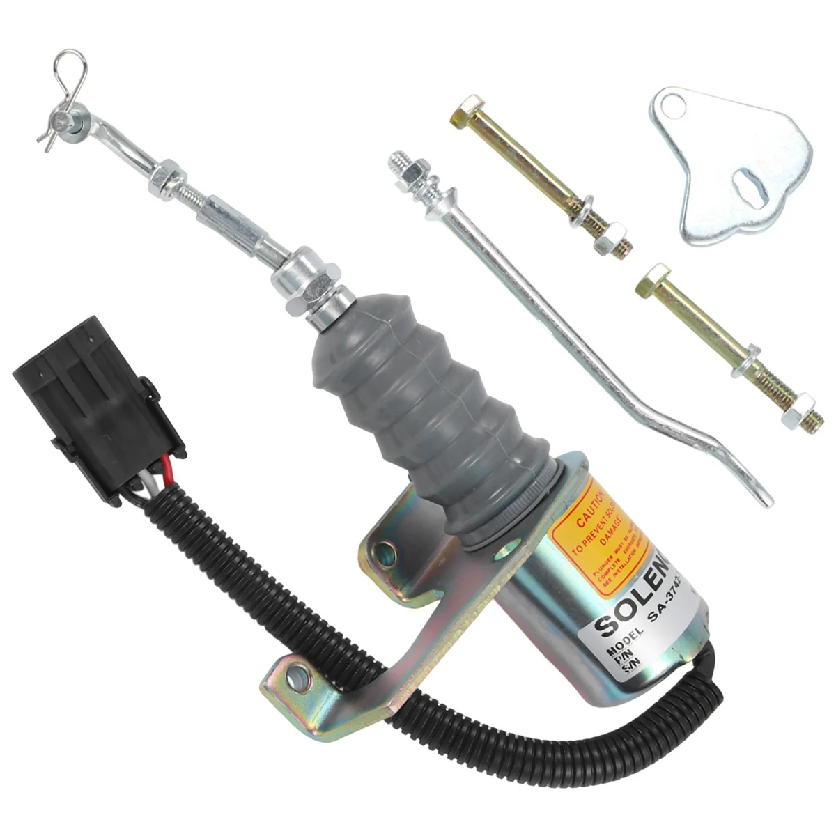 1 комплект электромагнитного клапана 12 В стопорный соленоид дизельного