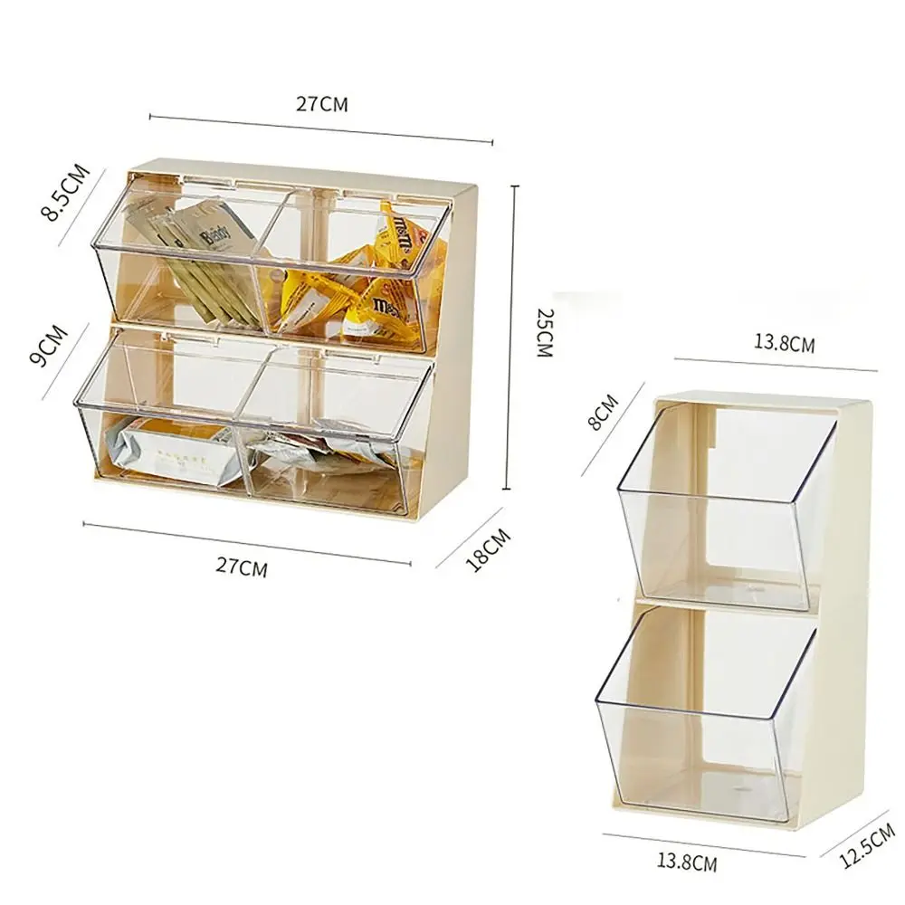 С крышкой контейнер для хранения чайных пакетиков удобная Штабелируемая