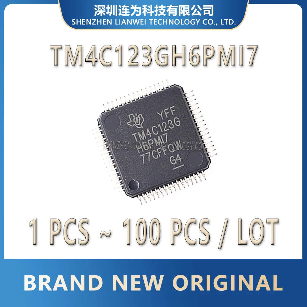 TM4C123GH6PMI7 TM4C123GH6PMI TM4C123GH6PM TM4C123GH6 TM4C123GH TM4C123 TM4C TM4 TM IC MCU Chip LQFP-64