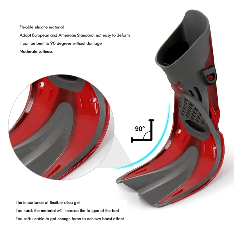 Сапоги для подводного плавания силиконовые ласты взрослых обувь глубокого
