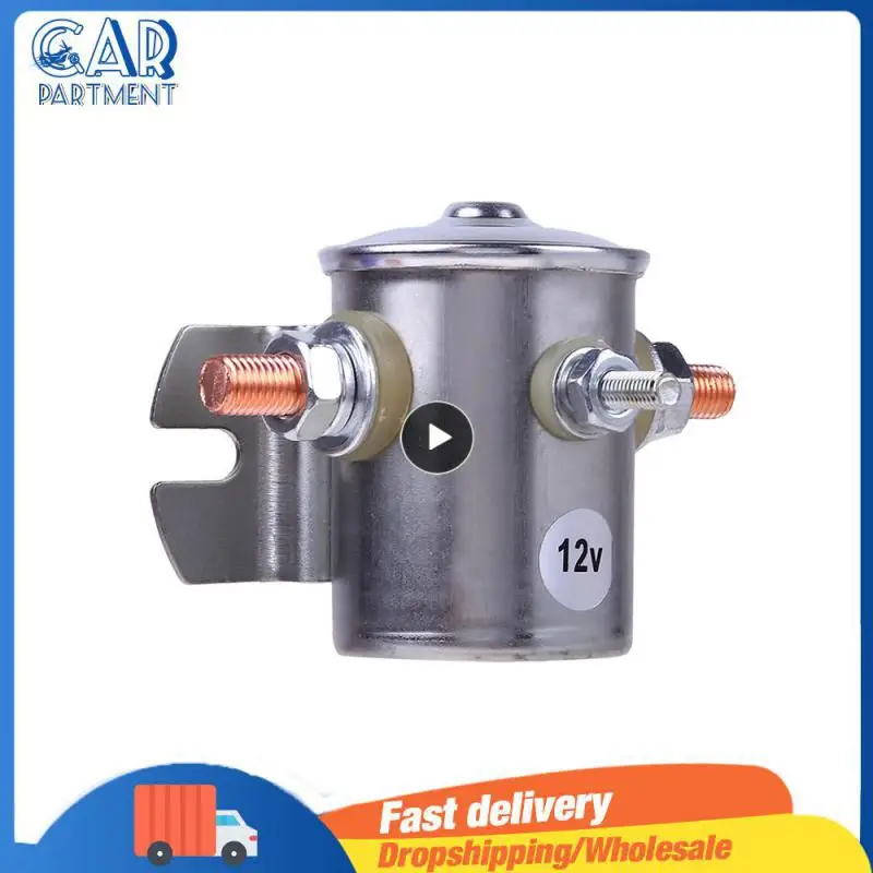 

Auto Replacement Parts High Quality 12V 200A 3-Terminal Continuous Duty Solenoid Relay For Golf Carts, Winch, Marine Relays