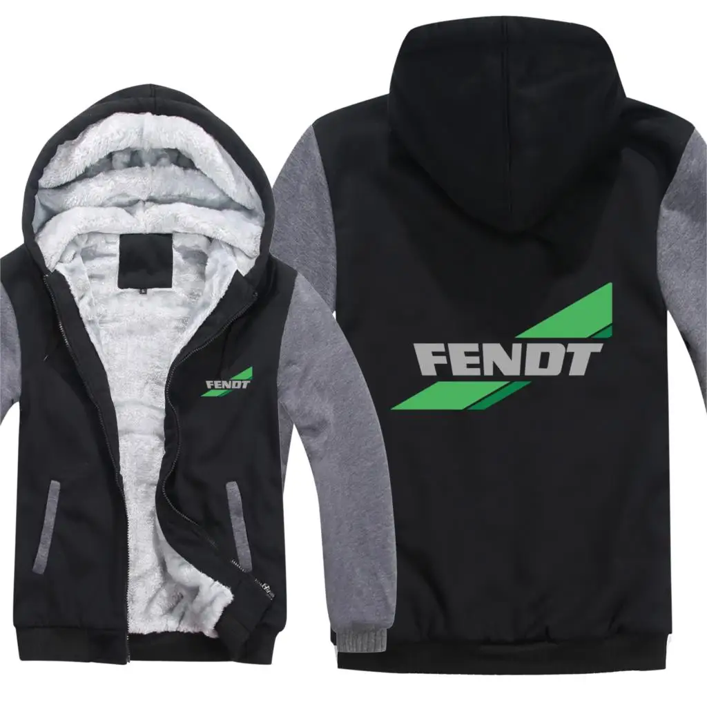 

Winter Fendt Hoodies Men Fashion Wool Liner Jacket Thicken Fendt Sweatshirts Man Long Sleeve Coat Pullover