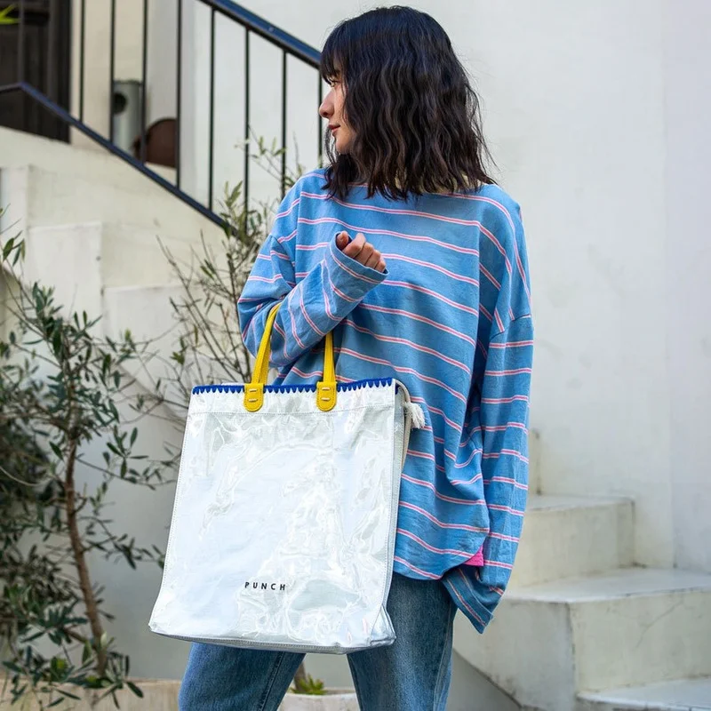 2023 Summer New High-end Design Sense Woven Texture Pvc Handbag Fashion Single Shoulder Messenger Bag Women Purse And Handbags