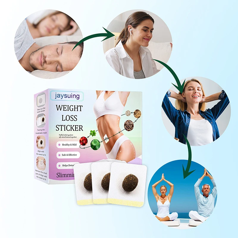 

30Pcs Powerful Slimming Loss Fat Patch Burning Cellulite Women Men Diet Perilla Detox Slim Belly Sticker Chinese Slimming Patch