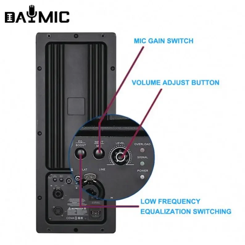 Фото DAYMIC 1000 Вт активный громкоговоритель класса D модуль усилителя мощности плата профессиональный завод OEM №4