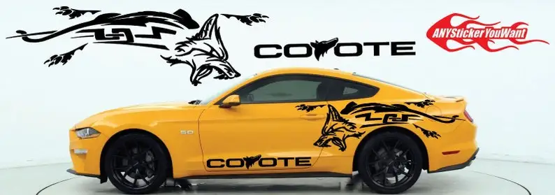 

Виниловая наклейка с изображением мустанга Койота для Ford Mustang