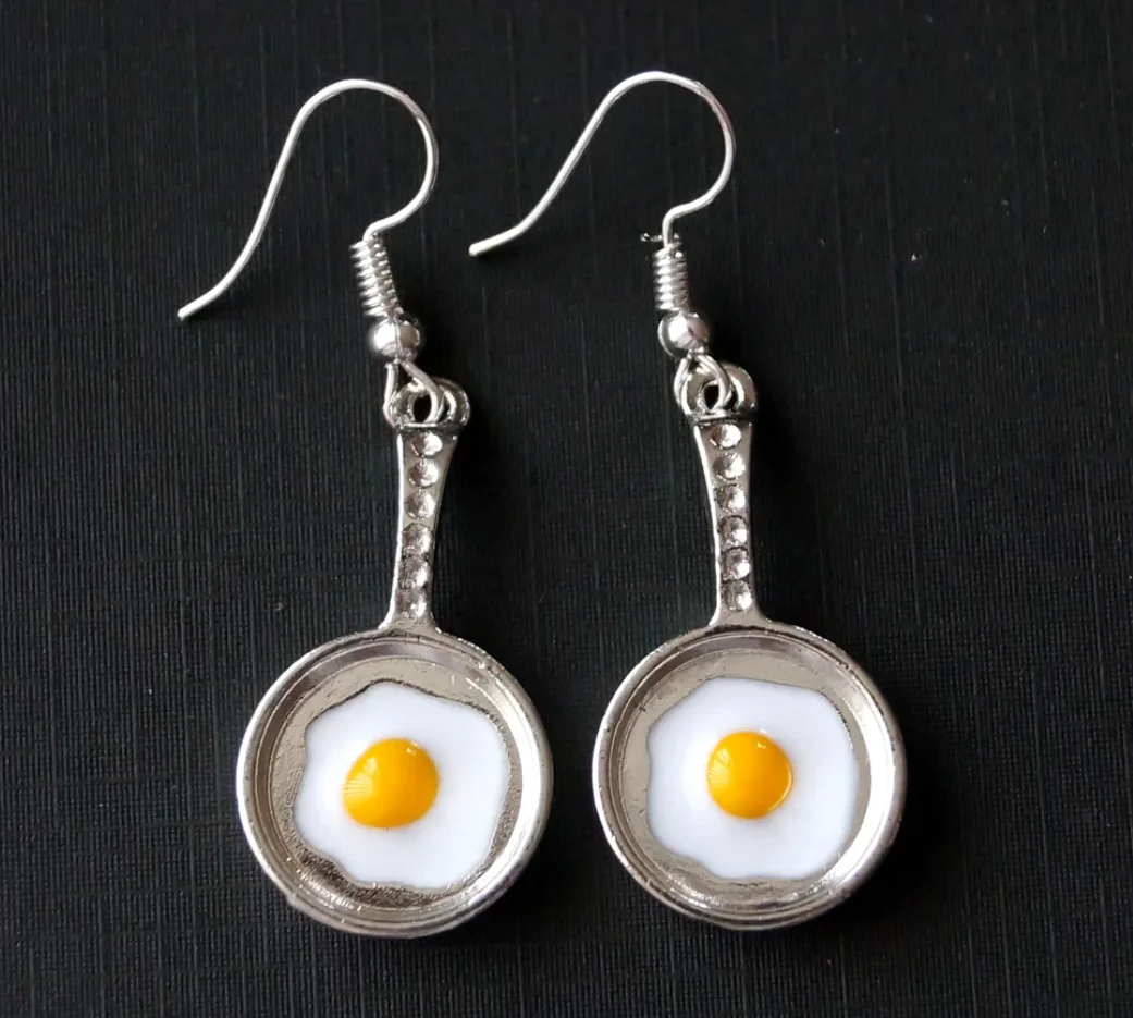 Эмалированная сковорода для жарки жареных яиц серебряная подставка завтрака с