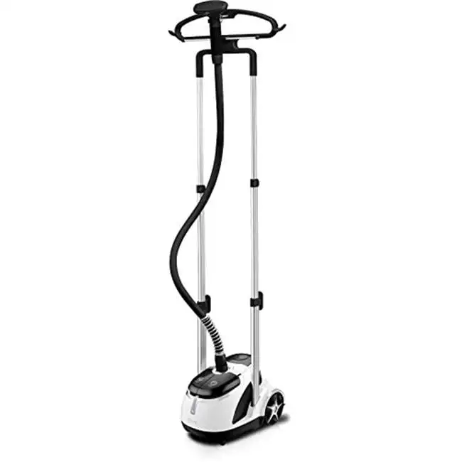 

GS45-DJ Professional Full-Size Garment Steamer with Foot Pedal Power Control and Retractable Cord, 1500 watts, Black