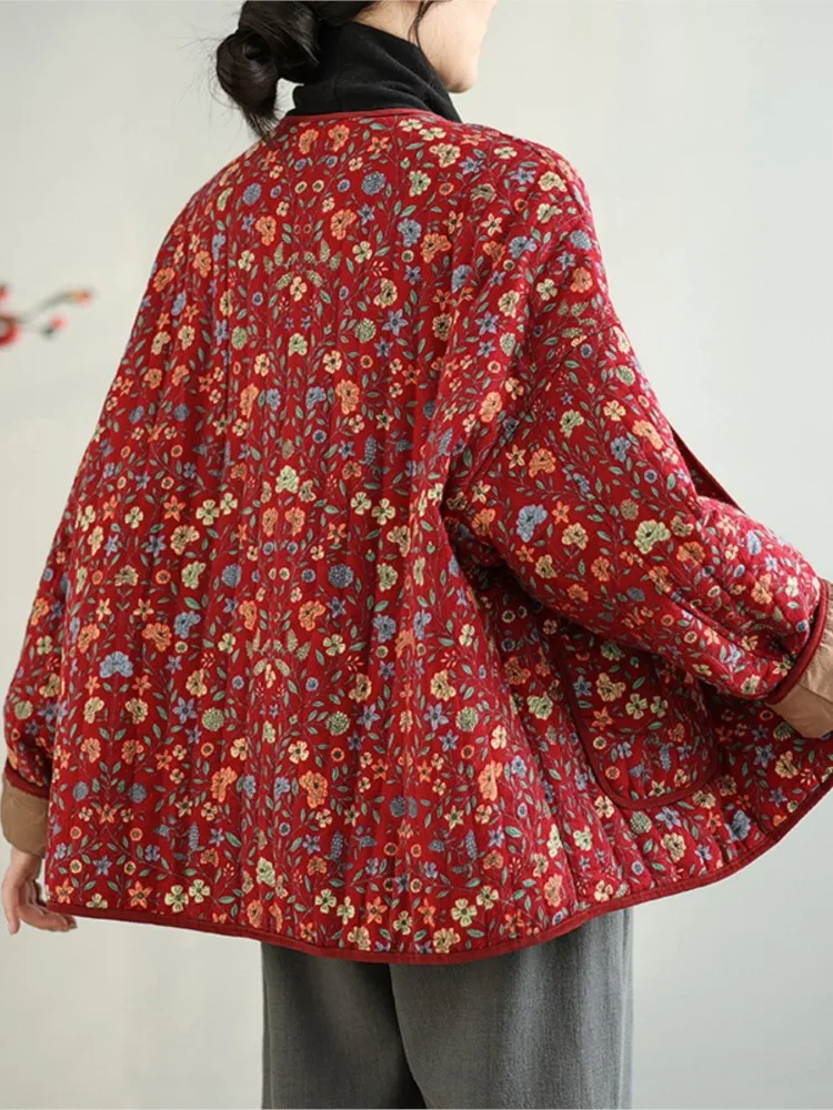 Стеганое хлопковое зимнее пальто большого размера женские модные куртки с