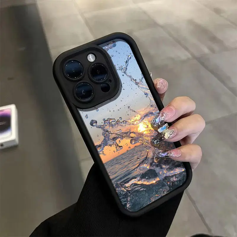 Чехол для телефона Xiaomi Redmi Note 13 4G с аквариумной росписью пылезащитный против