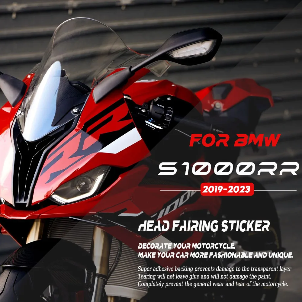 

S1000RR 2023 Motorcycle accessories Sticker Decal For BMW S1000RR 2019 2020 2021 2022 2023 Head sticker New RR drawing S 1000 RR