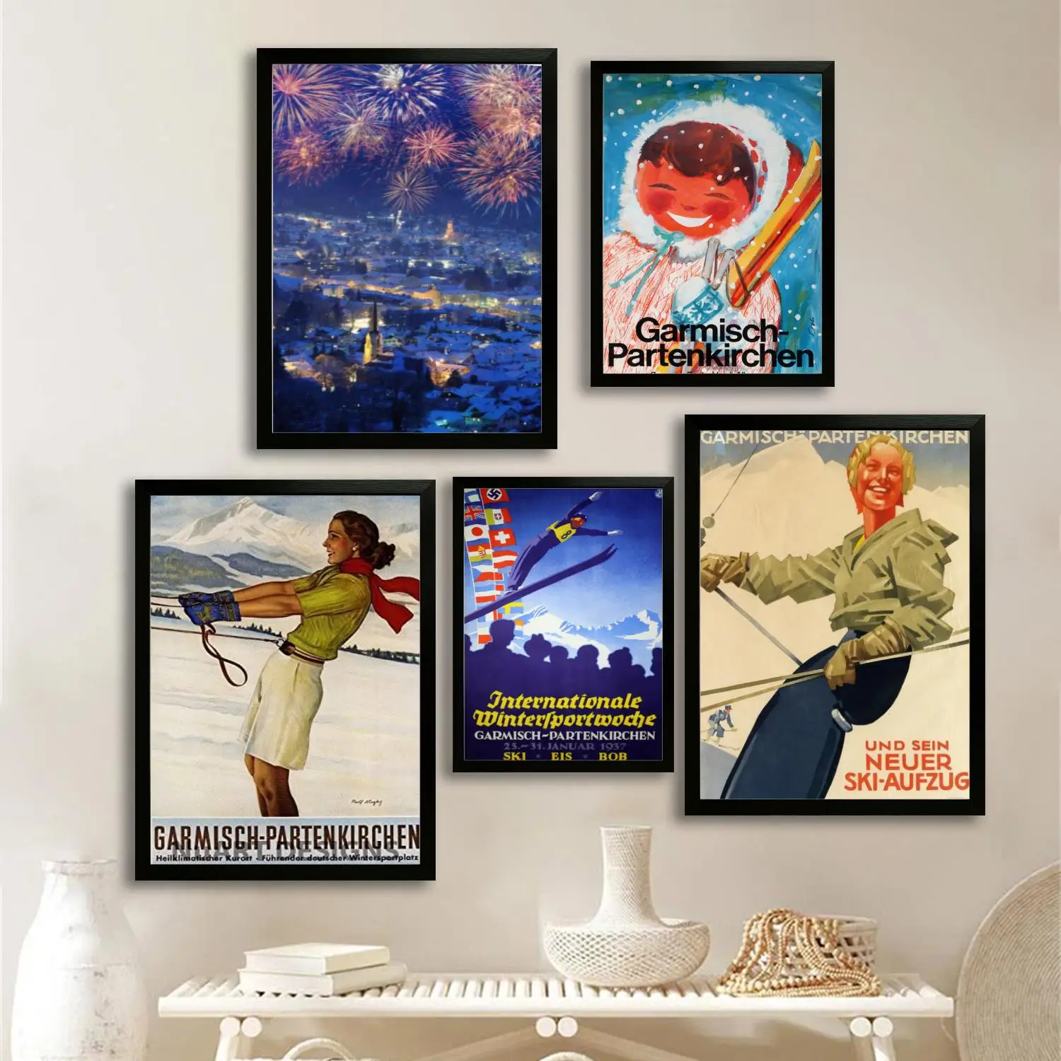 Печать на холсте Гармиш-Партенкирхен