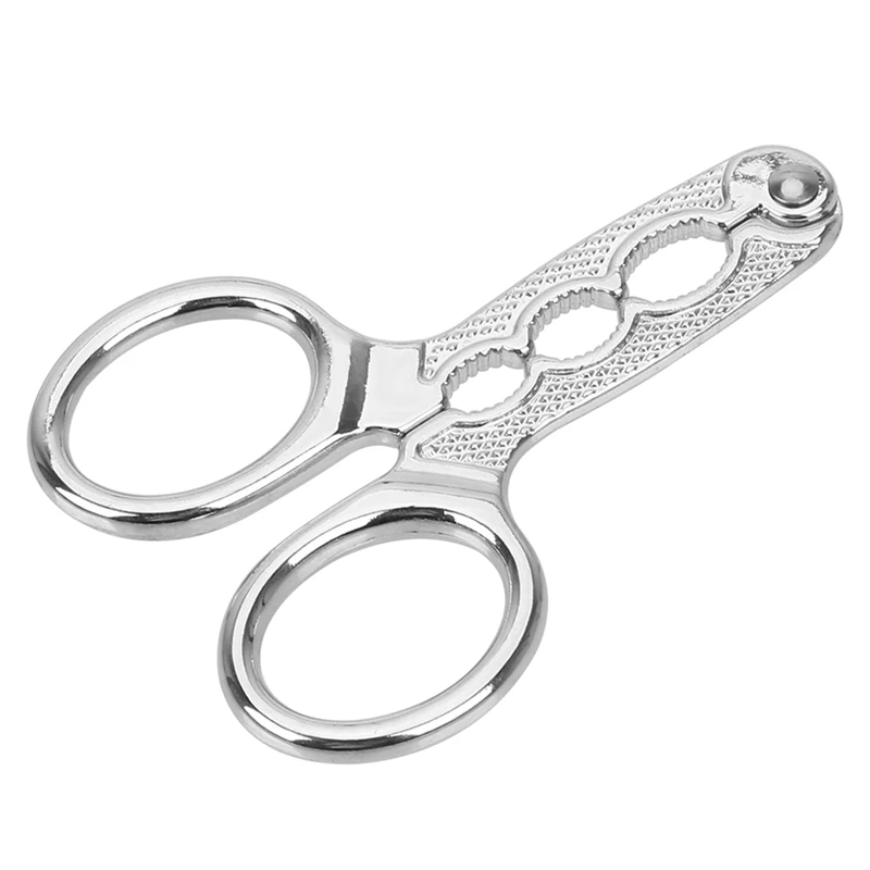 

Melon Seed Plier Scissor Nut Cracker Kitchen Tools Stainless Steel Nutcracker Multi-Function Walnut Pine Sheller Opener