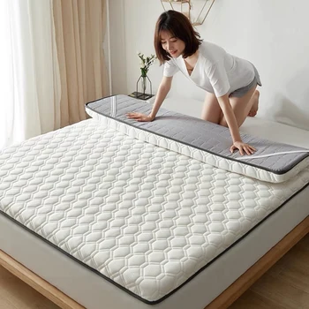 Natural Latex Mattresses Tatami Inflatable Mattress for Bed Futon Sleeping Mats on the Floor Songk Colchon Bedroom Furniture