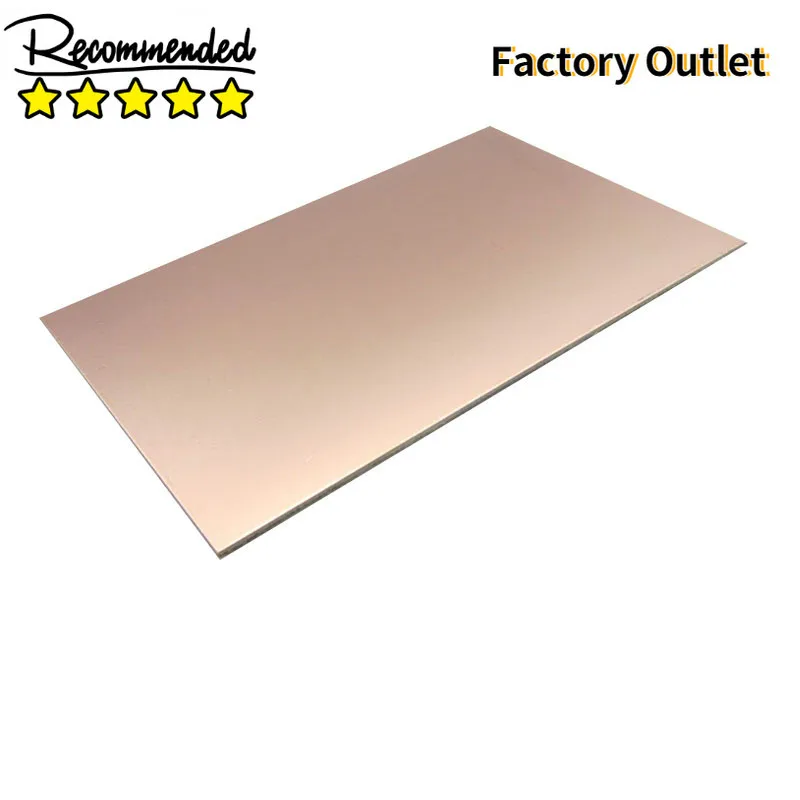 Двусторонняя ПП эпоксидное волокно FR4 медная плакированная пластина ламинат 150*100