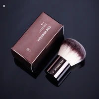 hourglass no 7 finishing makeup brushes portable bronzer kabuki brush brown metal withbox beauty cosmetics tools luxurious soft