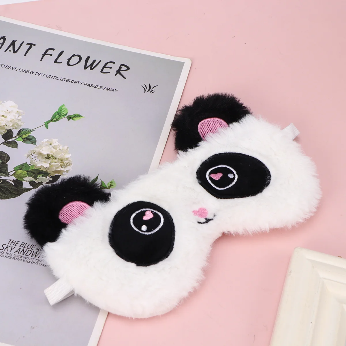 

Girl Stuffed Animals Sleeping Blindfold Alpaca Sleeping Eye Cover Plush Eye Cover Sleeping Patch Travel