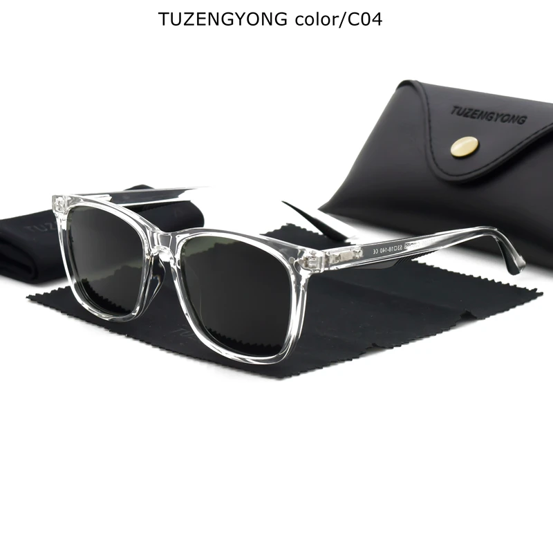 TUZENGYONG новые унисекс поляризованные солнцезащитные очки для мужчин ультралегкие