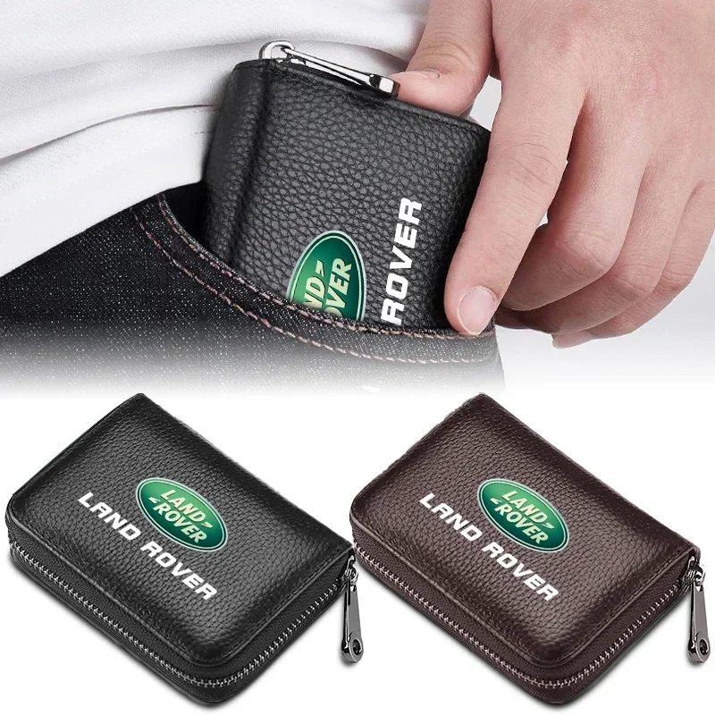 Кожаные мужские водительские права удостоверение личности кошелек для