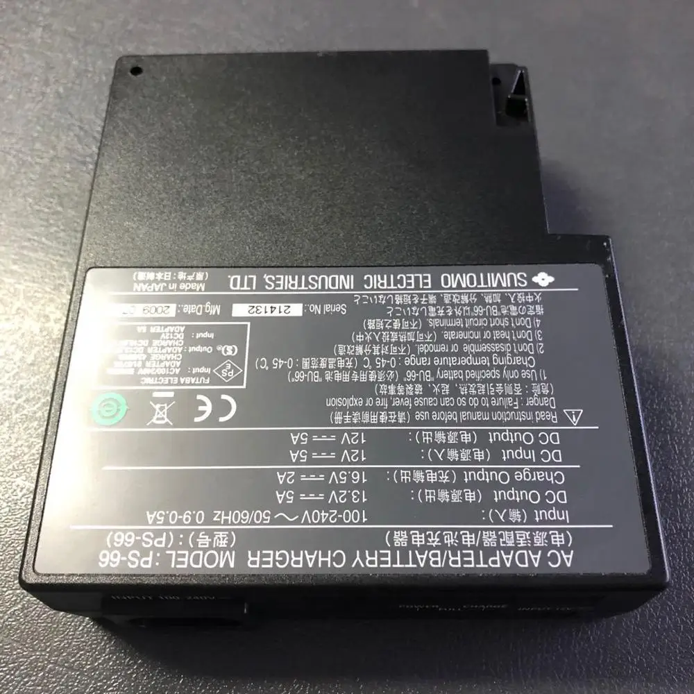 Original Sumitomo T-39 T-66 Fiber Fusion Splicer AC Adapter PS-66