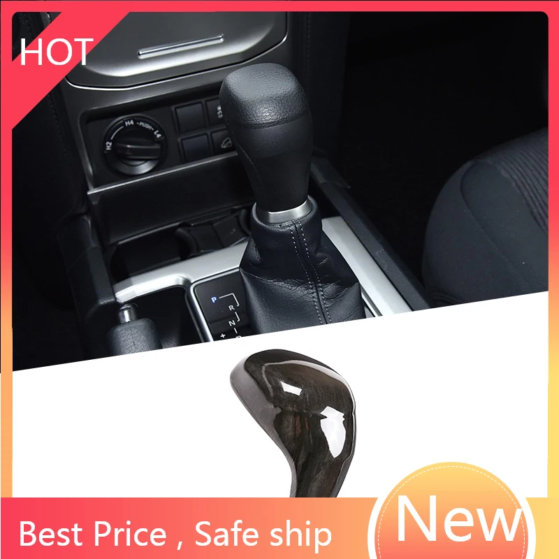 

Крышка переключения передач для Toyota Land Cruiser Prado 150 2018 FJ150 ABS, черная зернистая древесина, аксессуары для автомобиля fffd