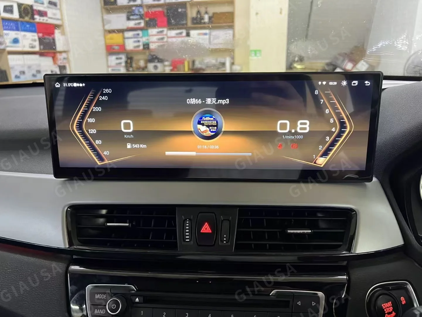Фото AA 14.9-дюймовый мультимедийный проигрыватель Android 14 Carplay для BMW X1 F48 X2 F49 2016-2021, GPS-навигация, автомагнитола, экран, головное устройство №4