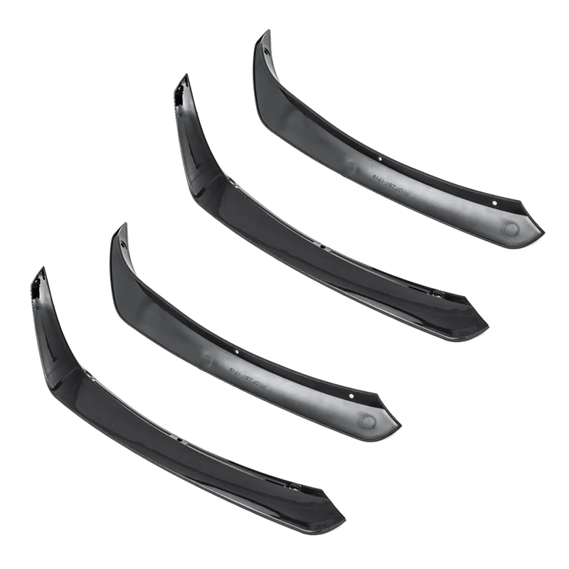 

4X Car Front Lower Bumper Side Spaoiler For Mercedes-Benz CLA-Class W117 C117 CLA45 CLA200 CLA220