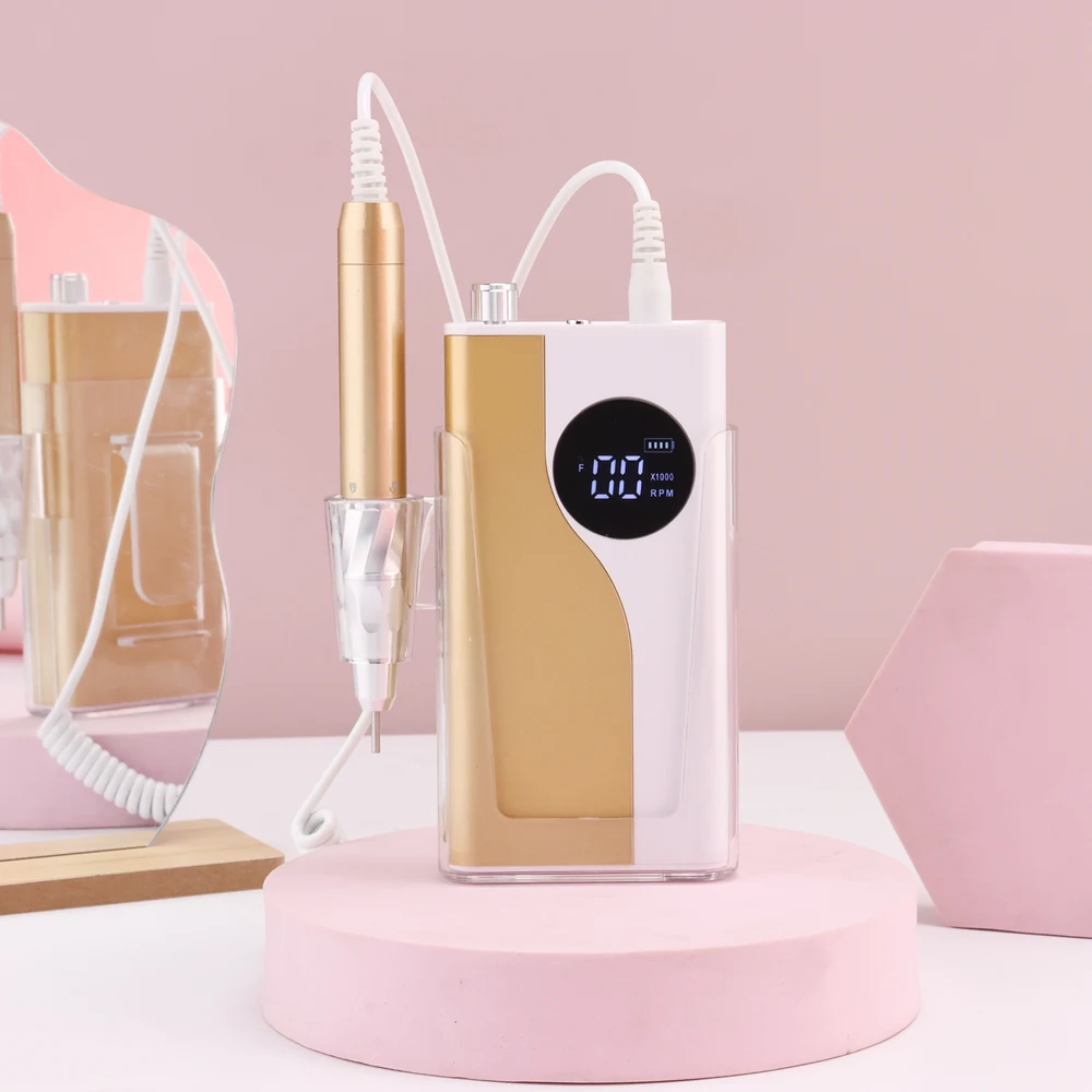 Бесщеточная дрель для ногтей 35000 об/мин 85 Вт перезаряжаемая электрическая