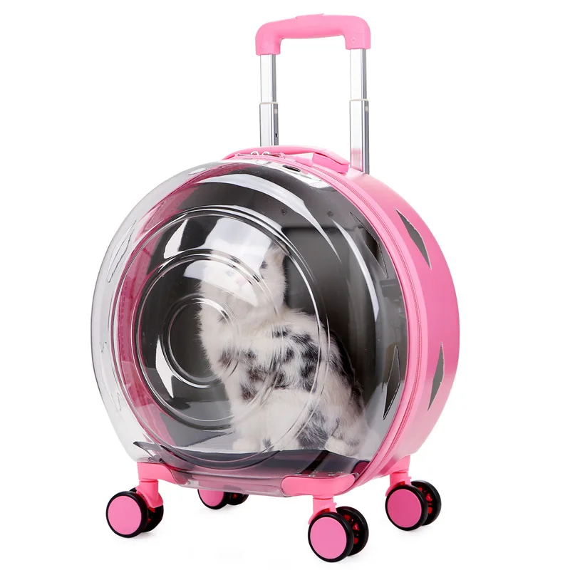 Прозрачный чехол с окошком для кошек и собак дорожная уличная сумка космические