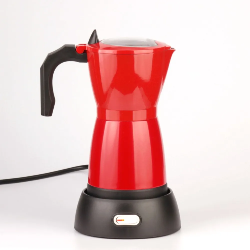 Электрическая кофеварка Moka Pot, итальянская кофеварка Мока, алюминиевая электрическая кофеварка-перколятор (art.: 3920dbab72e11) - 3920dbab72e11