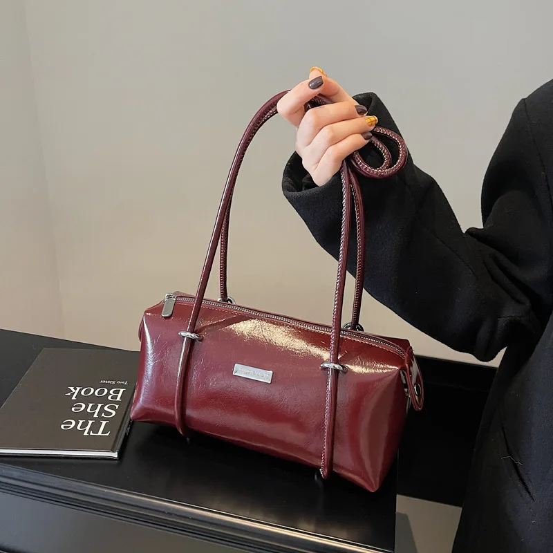 Сумка премиум-класса с текстурой нишевый дизайн женская сумка 2024 новинка двойной