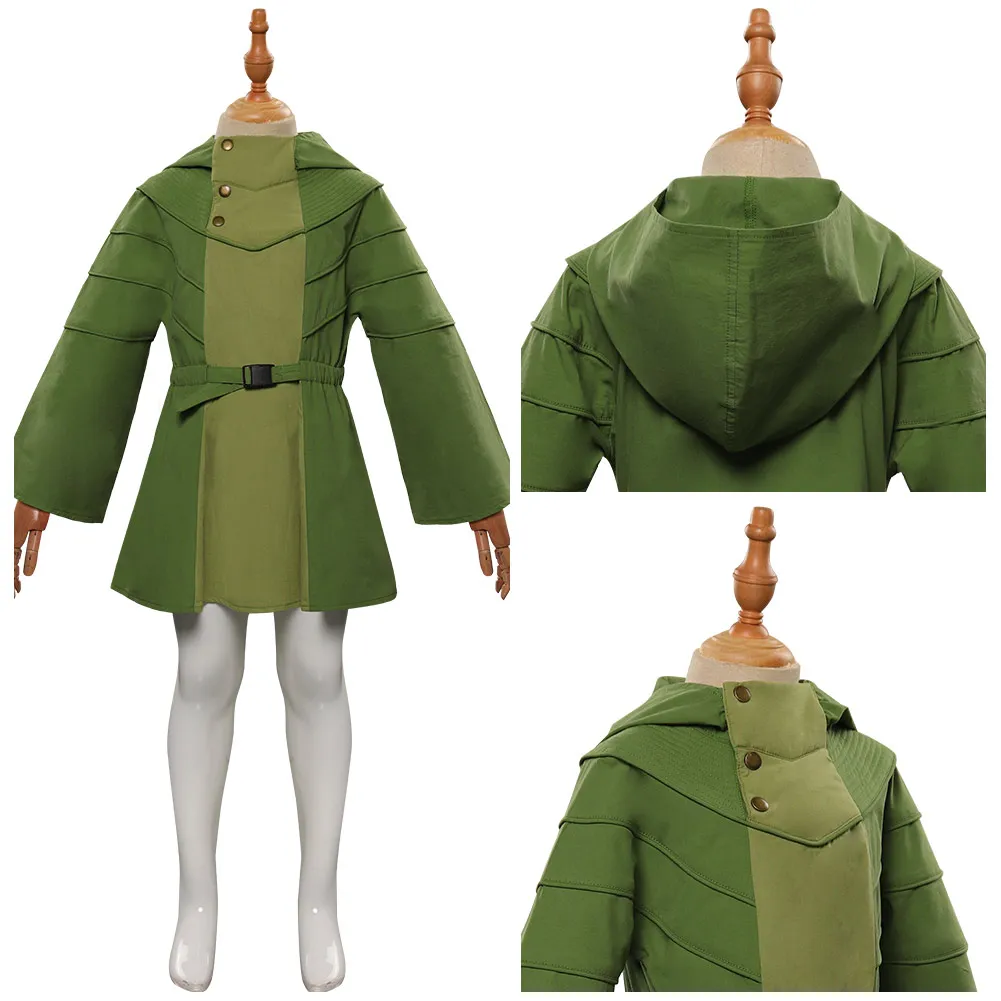 

Kids Children Obi Wan Kenobi Leia Cosplay Costume Coat Outfits Halloween Carnival Suit