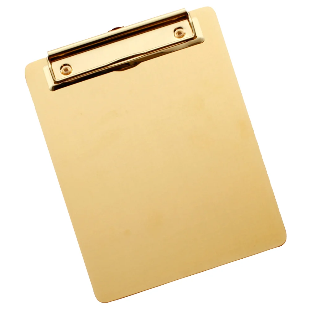 

The Menu A4 Paper Clip Board Stainless Steel Clipboard Holder Travel Writing Tablet