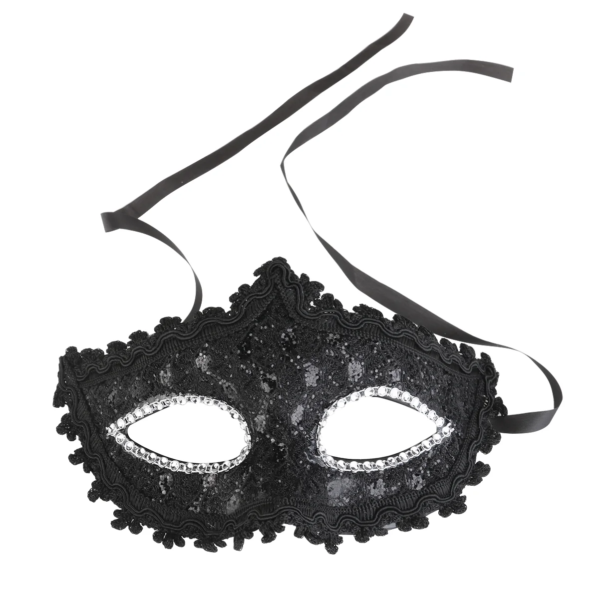 

Halloween Mask Cosplay Costume Party Lace Masquerade Ball Venetian Black Masks Adults For