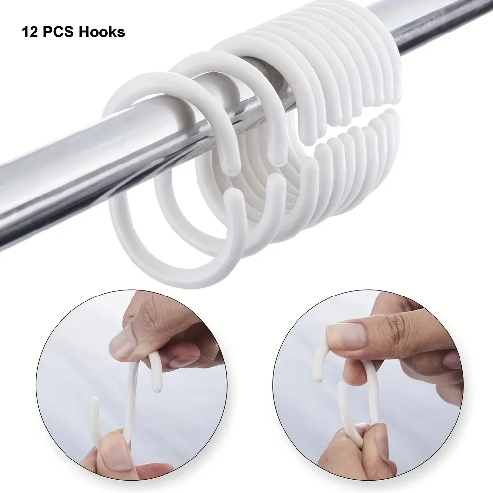 Очаровательная душевая занавеска с лесными животными-водонепроницаемая прочная