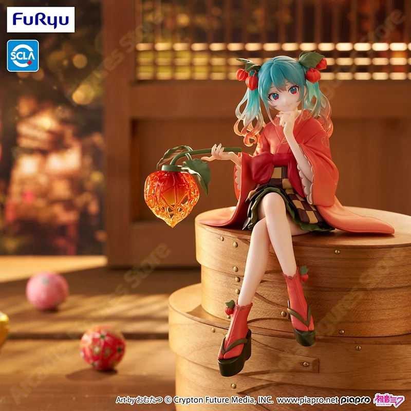 В наличии: Фигурка FuRyu Noodle Stopper Hatsune Miku Flower Fairy -Physalis Ver.- из ПВХ, коллекционная аниме-фигурка, настольная модель, игрушка (art.: 3920d9eaabe07) - 3920d9eaabe07