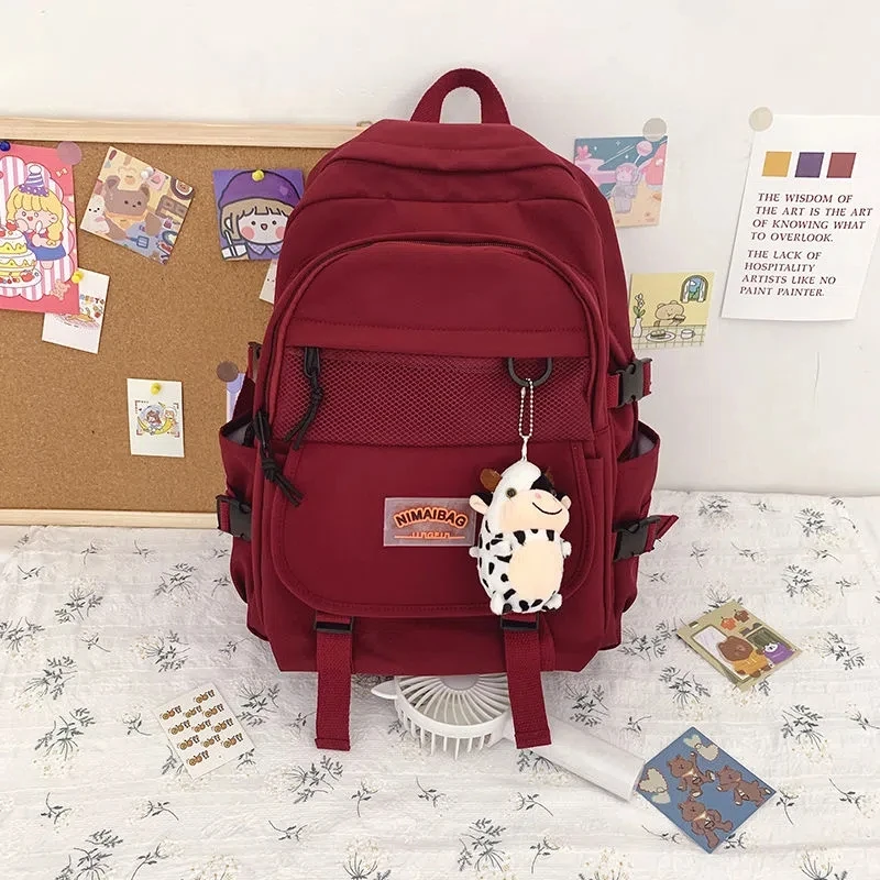 

Qyahlybz dropshipping school bags for boys female student large capacity students travel backpack ins backpacks men's backpack