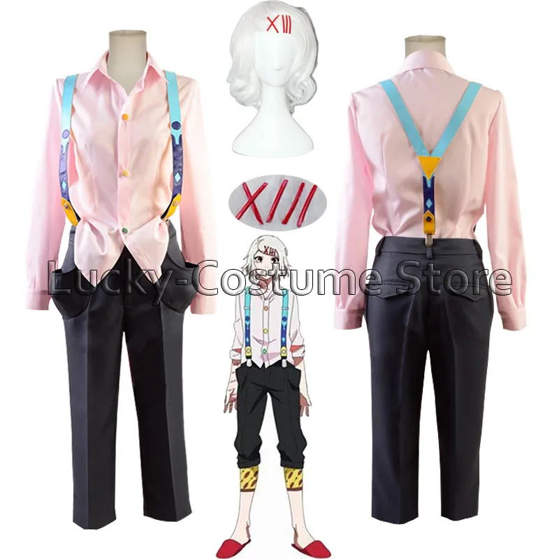 

Аниме Токийский Гуль косплей Джузо сузуя Рей костюм полный комплект для мужчин и женщин для Хэллоуина вечевечерние НКИ розовая рубашка брю...