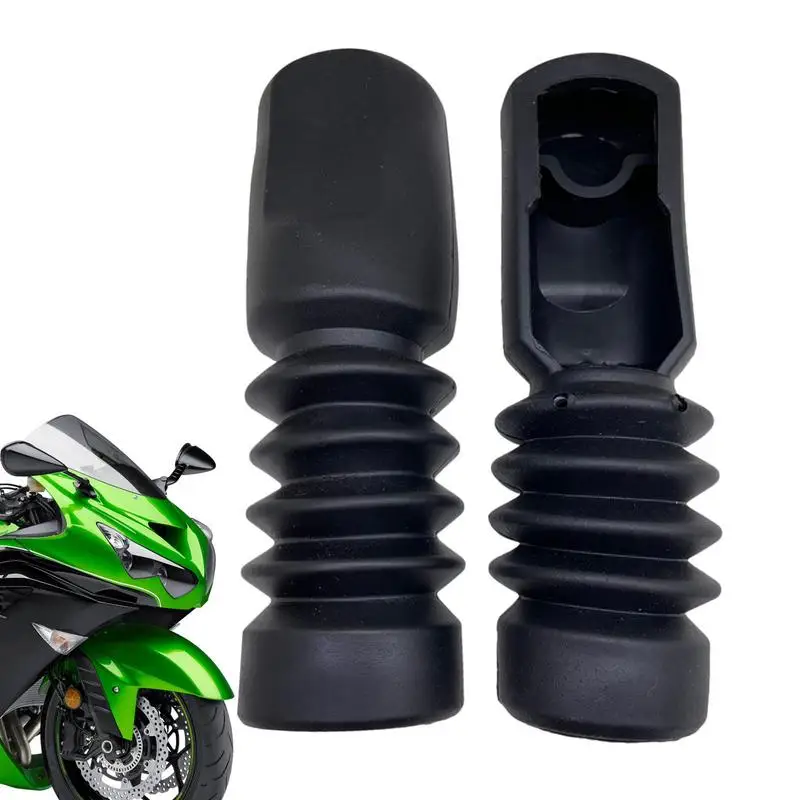 

2Pcs Motorcycle Rubber Front Fork Covers Gaiters Boot Gaiters Covers Gaiters Boot Fork Dustproof Rubber Sleeve