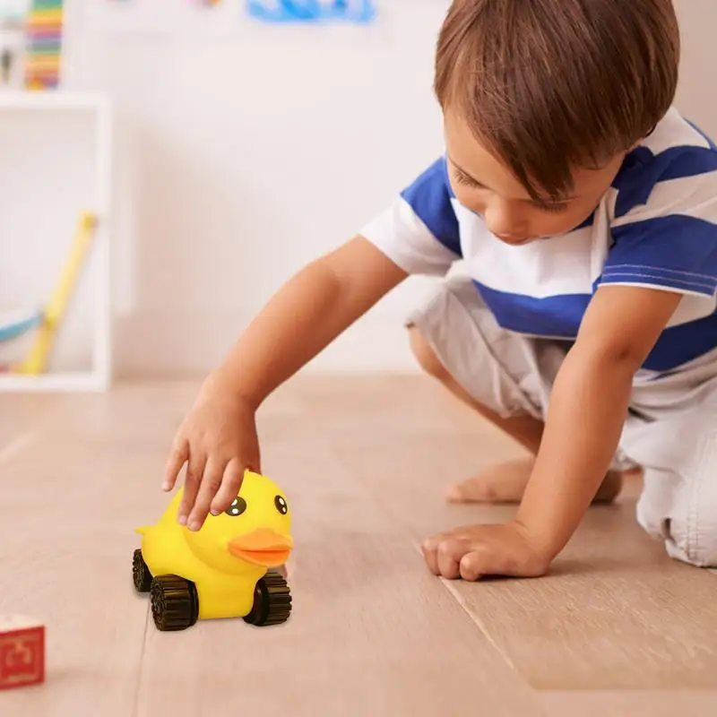 Автомобильная сенсорная игрушка-утка игрушка с медленным отскоком