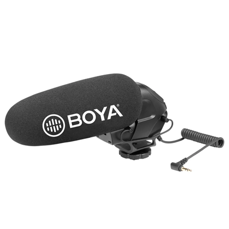 BOYA BY-BM3031 Микрофон-пушка 3 5 мм Накамерный микрофон для DSLR Видеокамера Аудиозаписи