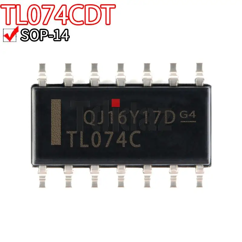 10 шт. TL074CDT SOP14 TL074 SOP TL074C SMD 074C TL074CDR SOP-14 новая и оригинальная интегральная схема