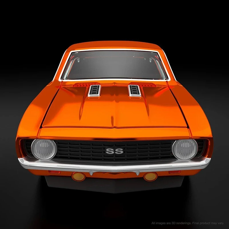 Коллекционная модель автомобиля Hot Wheels RLC 2022 SERIES 1969 Chevy Camaro SS spectrafach Orange 1:64