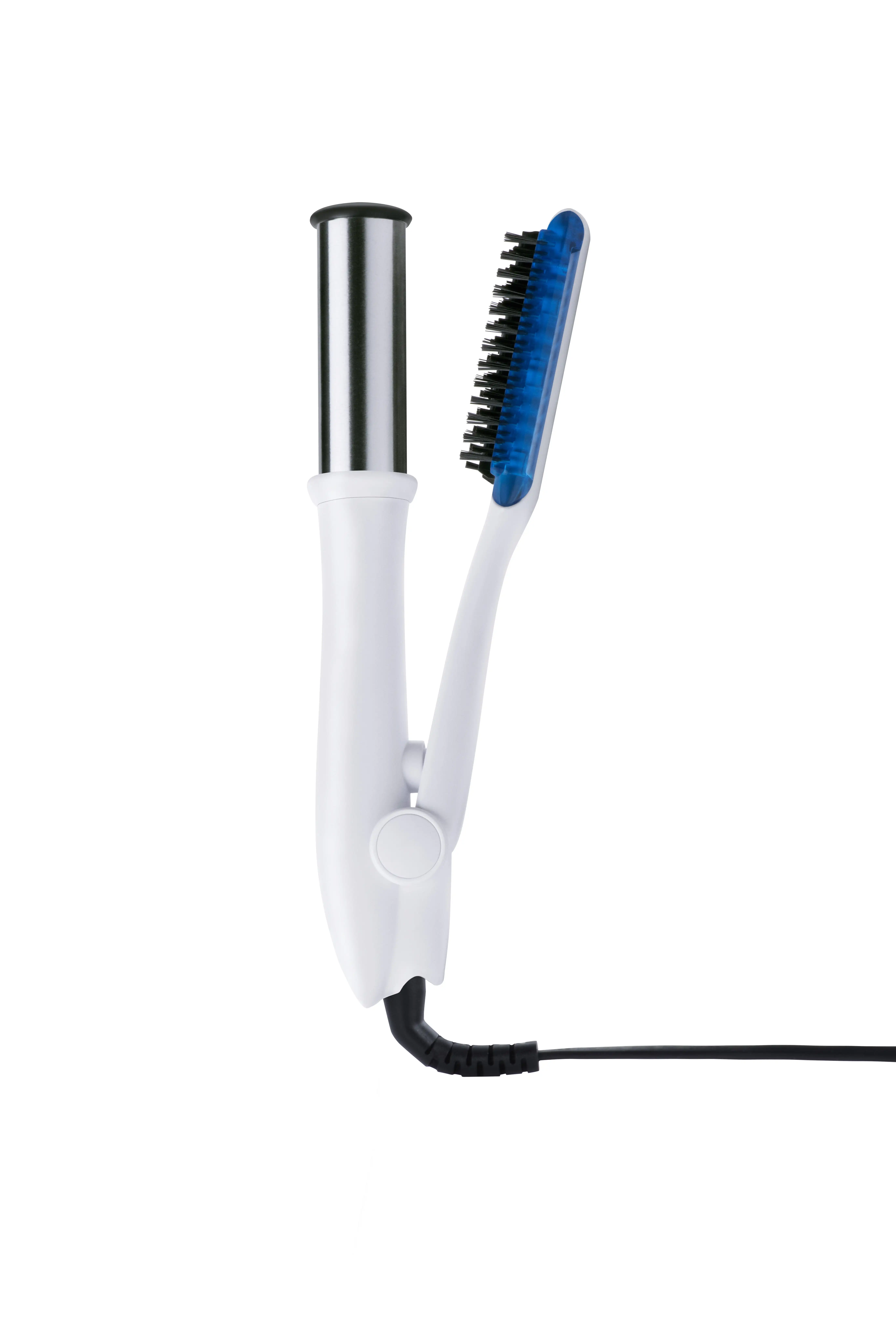 

Max Prime Wet to Dry Blowout Revolving Styler Hair Straightening Brush, White