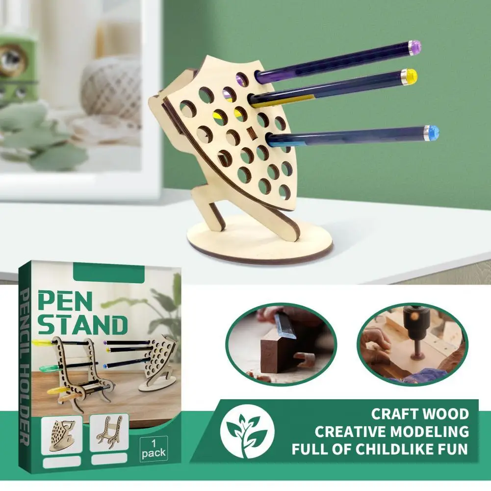 

Unbreakable 3 Colors Unique Shape Multifunctional Pen Organizer for Home