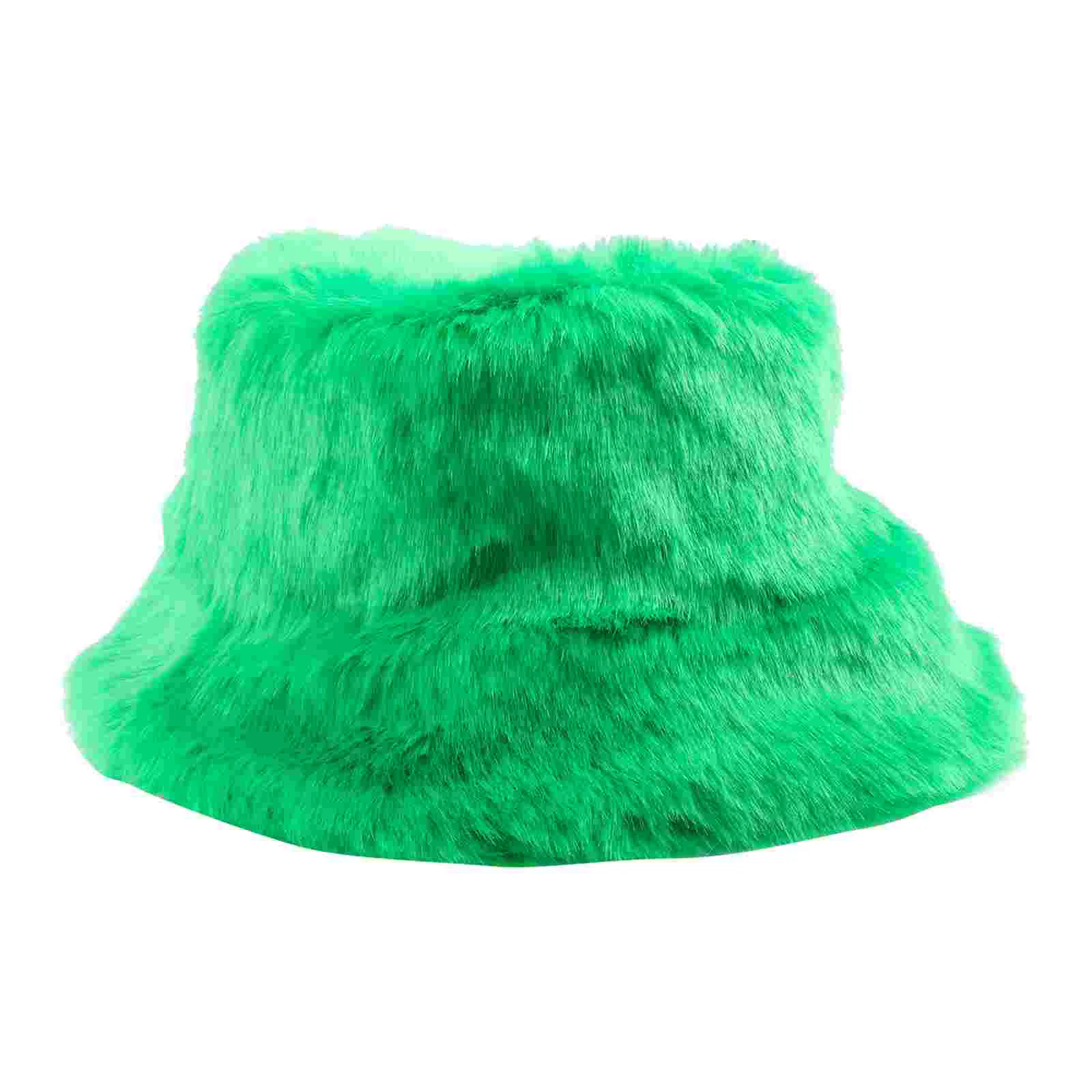 

Рыбацкая шляпа винтажная женская меховая искусственная Женская пляжная теплая сохраняющая Miss