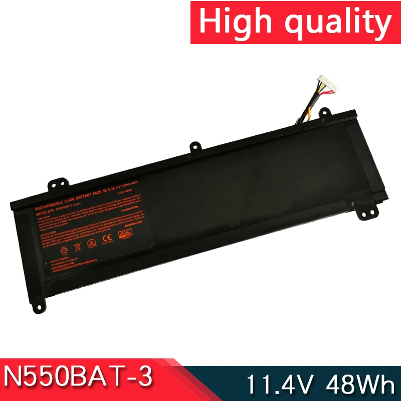 Новый аккумулятор для ноутбука Clevo N550BAT-3 N550RC N550RN N551RC N551RN MECHREVO F57-D1 D1T F57-D2 F57-D2R F57-D3